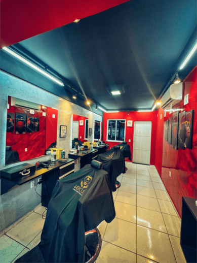 interior da babearia